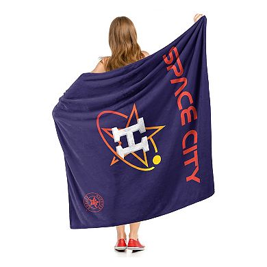 Houston Astros City Connect Space City Graphic Silk Touch Throw Blanket