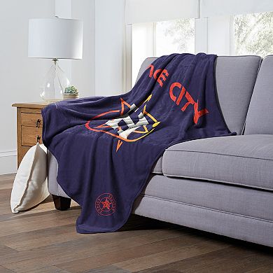 Houston Astros City Connect Space City Graphic Silk Touch Throw Blanket