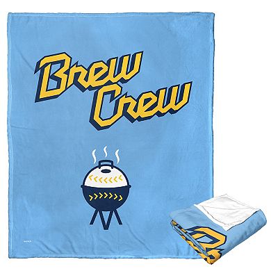 Milwaukee Brewers City Connect Brew Crew Cookout Silk Touch Throw Blanket