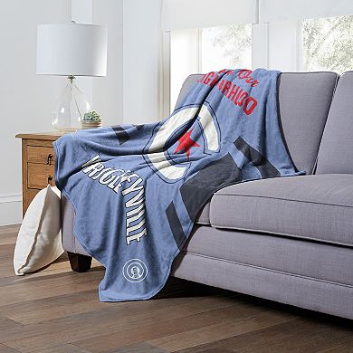 Chicago Cubs City Connect Wrigleyville Neighborhood Silk Touch Throw Blanket
