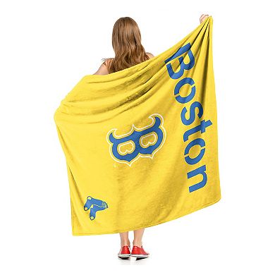 Boston Red Sox City Connect Patriots Day Silk Touch Throw Blanket