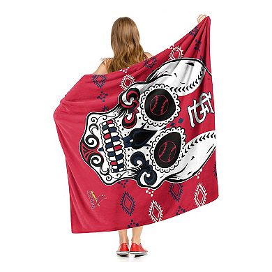 MLB St. Louis Cardinals Sugar Skull Silk Touch Throw