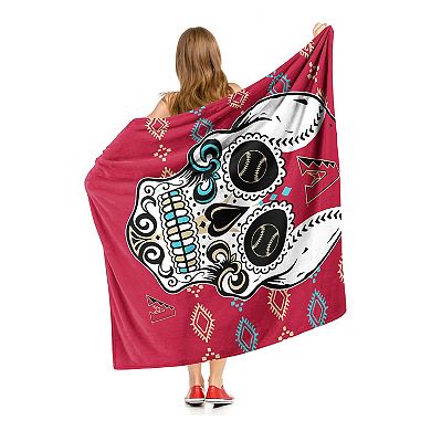 MLB Arizona Diamondbacks Sugar Skull Silk Touch Throw