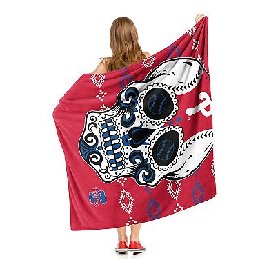 MLB Philadelphia Phillies Sugar Skull Silk Touch Throw