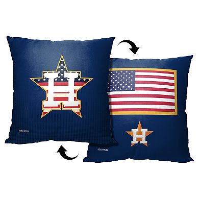 Houston Astros Celebrate Series Americana Printed Throw Pillow