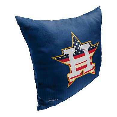 Houston Astros Celebrate Series Americana Printed Throw Pillow