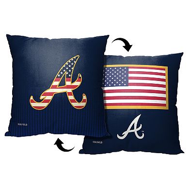 Atlanta Braves Celebrate Series Americana Printed Throw Pillow