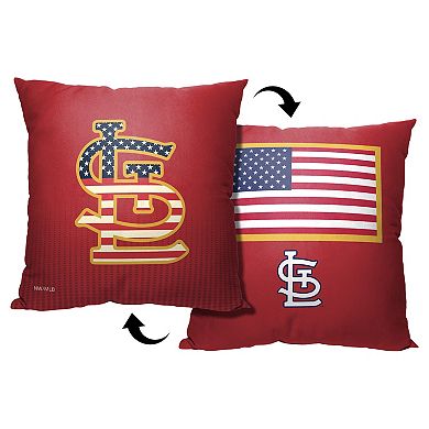 St. Louis Cardinals Celebrate Series Americana Printed Throw Pillow