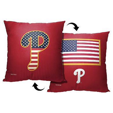 Philladelphia Phillies Celebrate Series Americana Printed Throw Pillow