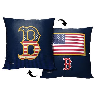 Boston Red Sox Celebrate Series Americana Printed Throw Pillow
