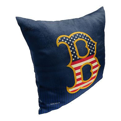 Boston Red Sox Celebrate Series Americana Printed Throw Pillow