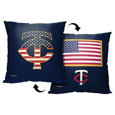 Minnesota Twins Celebrate Series Americana Printed Throw Pillow
