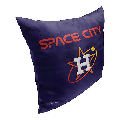 Houston Astros City Connect Space City Printed Throw Pillow