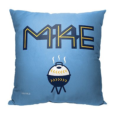 Milwaukee Brewers Tailgate Brew Crew City Connect Printed Throw Pillow