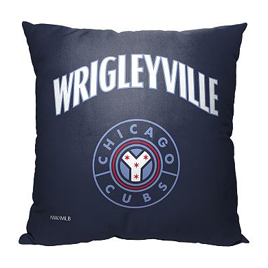 Chicago Cubs Wrigleyville City Connect Printed Throw Pillow