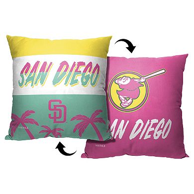 San Diego Padres Neon City Connect Printed Throw Pillow
