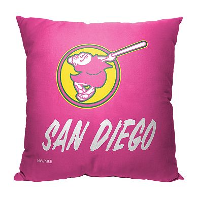 San Diego Padres Neon City Connect Printed Throw Pillow
