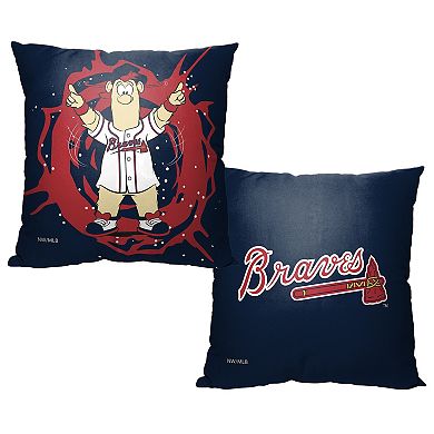 Atlanta Braves Mascot Blooper Printed Throw Pillow