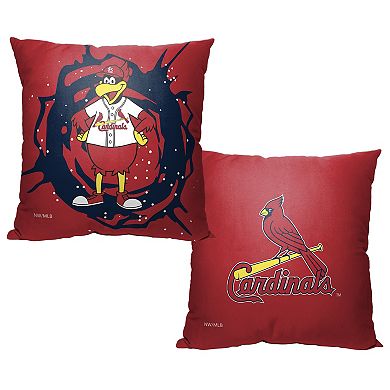 St. Louis Cardinals Mascot Fredbird Printed Throw Pillow