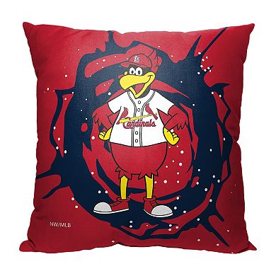 St. Louis Cardinals Mascot Fredbird Printed Throw Pillow