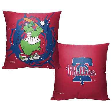 Philadelphia Phillies Mascot Phillie Phanatic Printed Throw Pillow