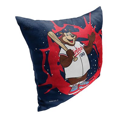 Minnesota Twins Mascot TC Bear Printed Throw Pillow