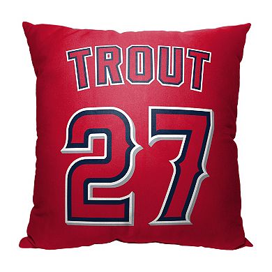 MLB Official Los Angeles Angels of Anaheim 18x18 Printed Pillow