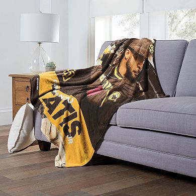 MLB San Diego Padres Player Silk Touch Throw Blanket