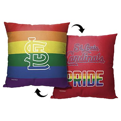 MLB St. Louis Cardinals Pride Series Printed Pillow - 18" x 18"