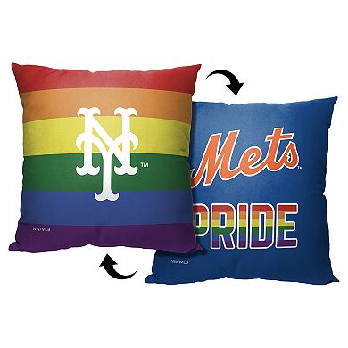 MLB New York Mets Pride Series Printed Pillow - 18" x 18"