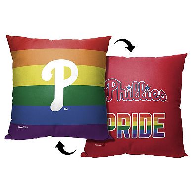MLB Philadelphia Phillies Pride Series Printed Pillow - 18" x 18"