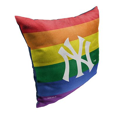 MLB New York Yankees Pride Series Printed Pillow - 18" x 18"
