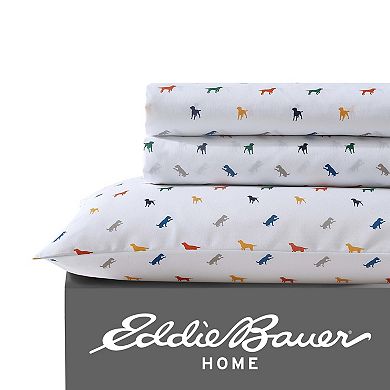 Eddie Bauer Kids Allover Print Sheet Set with Pillowcases