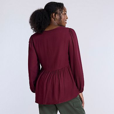 Maternity Motherhood® Woven Keyhole Blouse