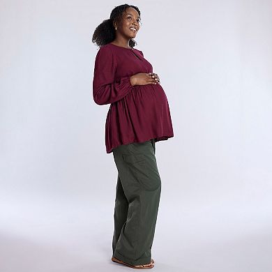 Maternity Motherhood® Woven Keyhole Blouse