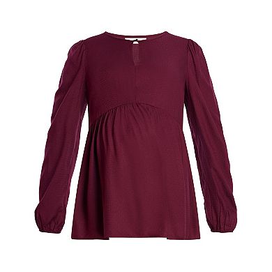 Maternity Motherhood® Woven Keyhole Blouse