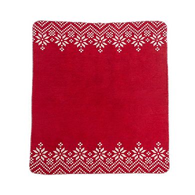 Discover Europe Christmas Decor Super Soft Cotton Throw