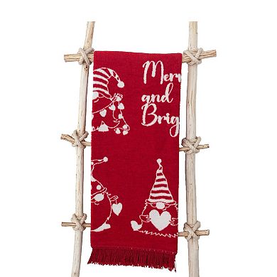 Discover Europe Christmas Elf Super Soft Cotton Throw Blanket