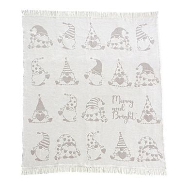 Discover Europe Christmas Elf Super Soft Cotton Throw Blanket