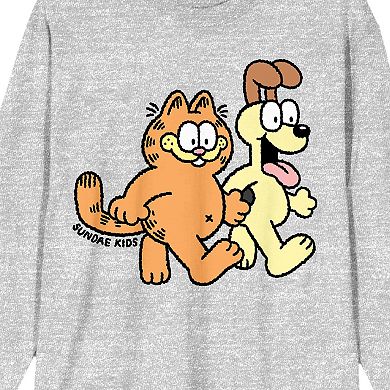 Men's Garfield Odie & Garfield Long Sleeve Tee