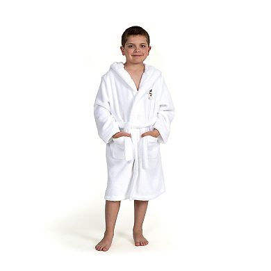 Linum Home Textiles Kids Super Plush Snowman Hooded Bathrobe