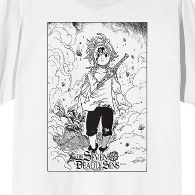 Men's Seven Deadly Sins Manga Short Sleeve Graphic Tee