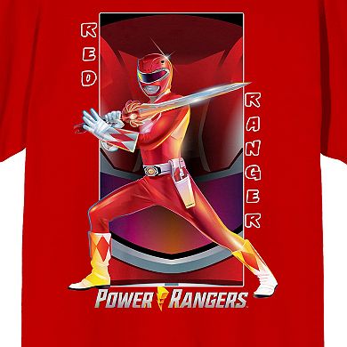 Men's Power Rangers Red Ranger Short Sleeve Graphic Tee