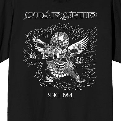 Men's Starship Greatest Hits Cover Short Sleeve Graphic Tee