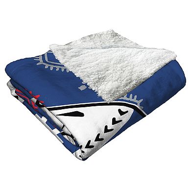 MLB Los Angeles Dodgers Sugar Skull Silk Touch Sherpa Throw