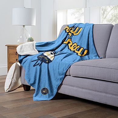 Milwaukee Brewers Brew Crew City Connect Silk Touch Sherpa Throw Blanket