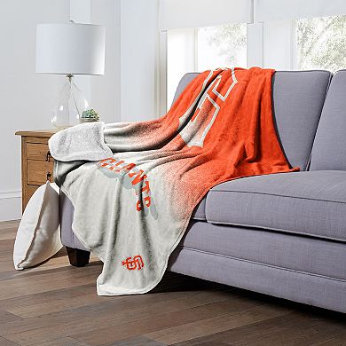 San Francisco Giants Ombre City Connect Silk Touch Sherpa Throw Blanket