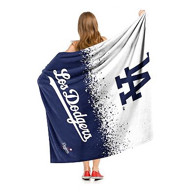 Los Angeles Dodgers City Connect Silk Touch Sherpa Throw Blanket