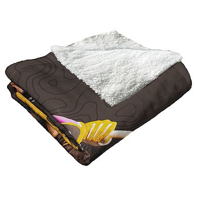 San Diego Padres Player Portraits Sherpa Throw Blanket