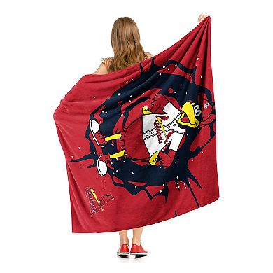 St. Louis Cardinals Mascot Fredbird Silk Touch Sherpa Throw Blanket
